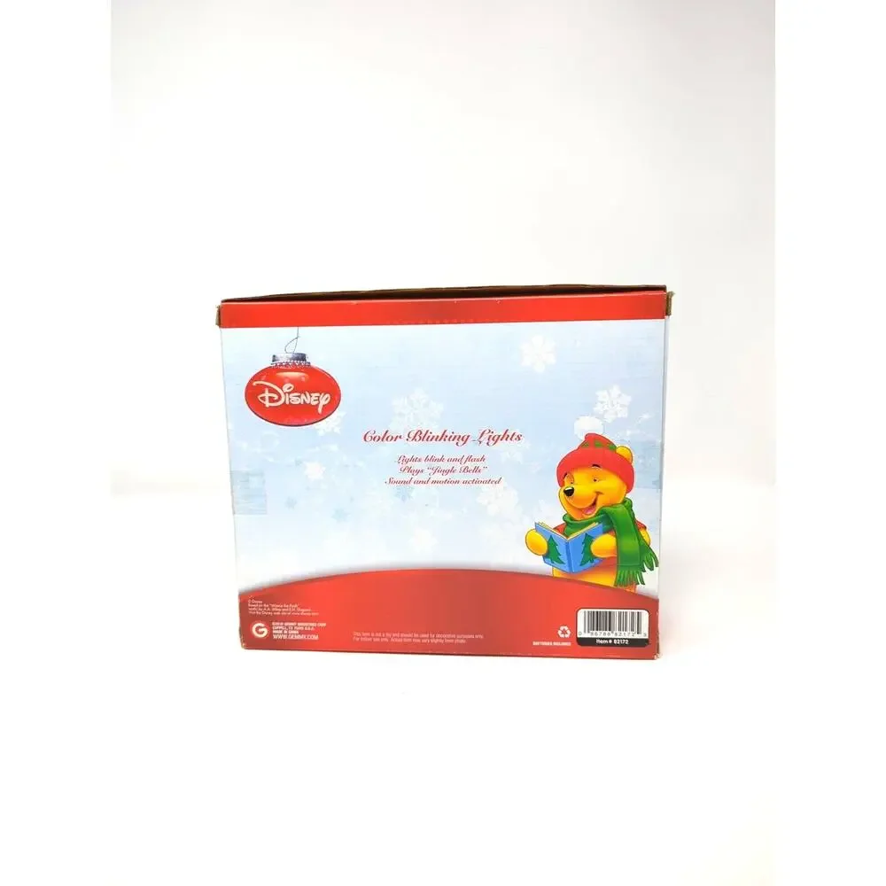 Gemmy Disney Pooh Color Blinking Christmas Lights 284-0509 Music Lights 2010